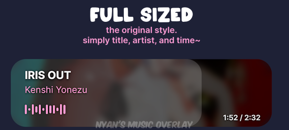 Full-sized style preview